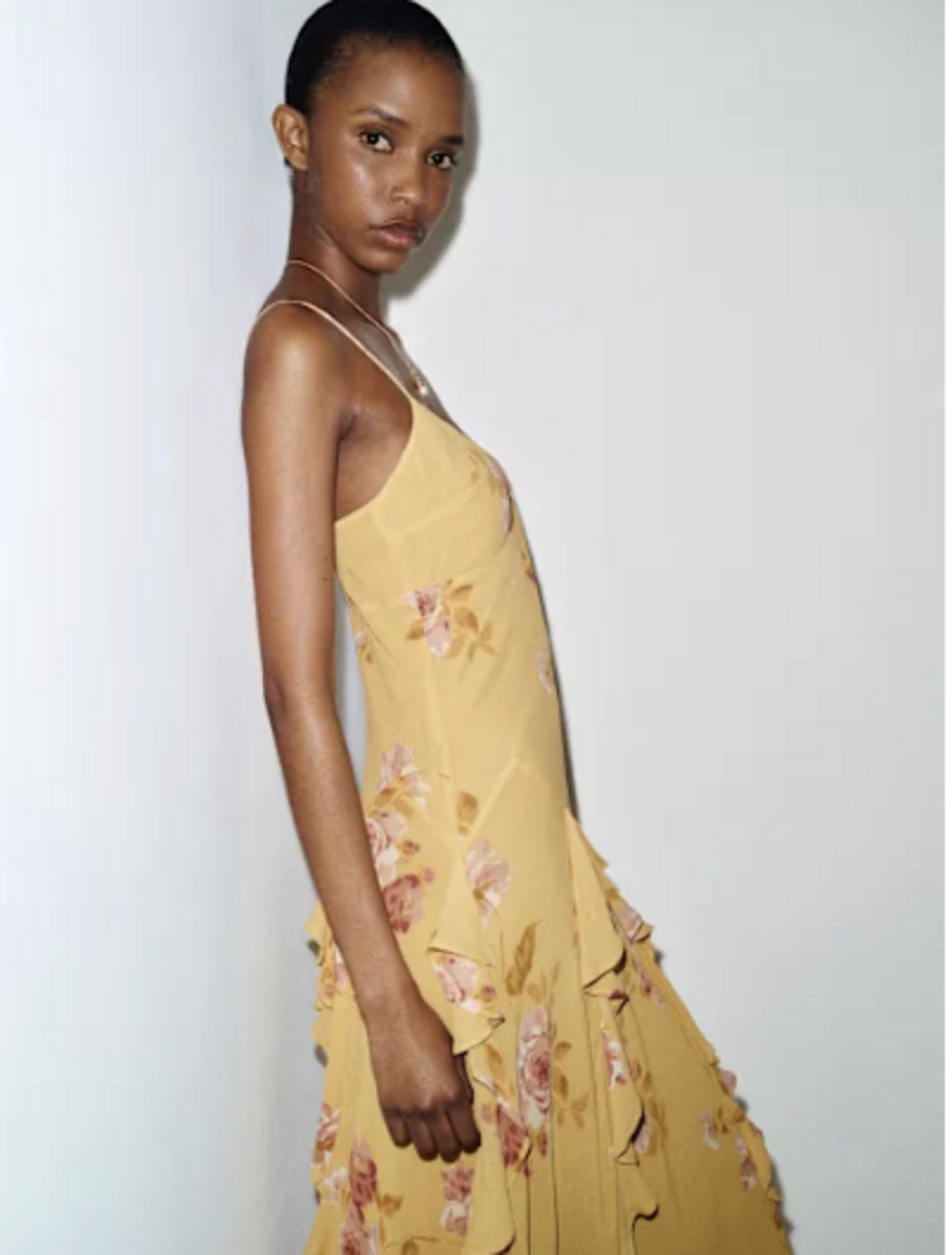 Reformation Allissa Dress Yellow - Size 4